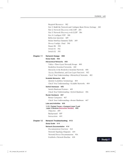 Lecture Notes for Enterprise Networking, Security, and Automation Labs and Study Guide (CCNAv7) - Page 20 preview image