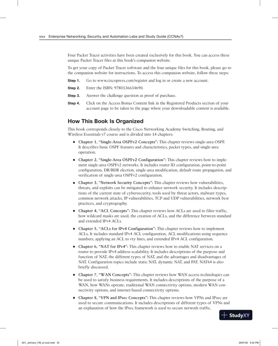Lecture Notes for Enterprise Networking, Security, and Automation Labs and Study Guide (CCNAv7), page 27
