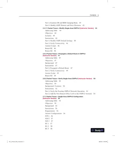 Lecture Notes for Enterprise Networking, Security, and Automation Labs and Study Guide (CCNAv7) - Page 6 preview image