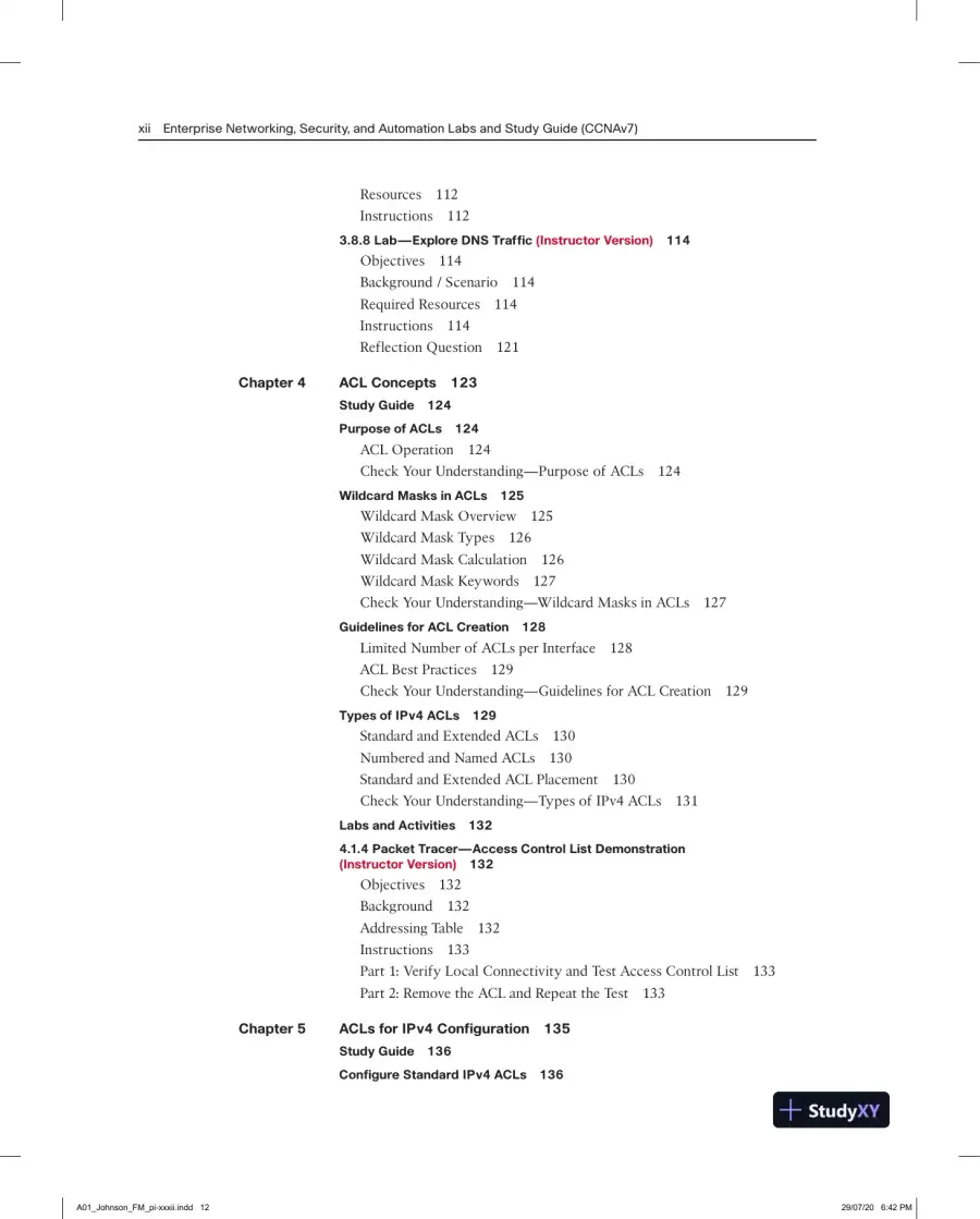 Lecture Notes for Enterprise Networking, Security, and Automation Labs and Study Guide (CCNAv7), page 9