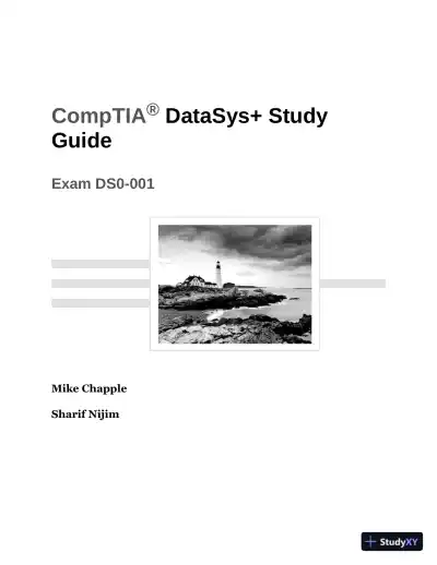 CompTIA DataSys+ Study Guide : Exam DS0-001 (2023) - Page 15 preview image