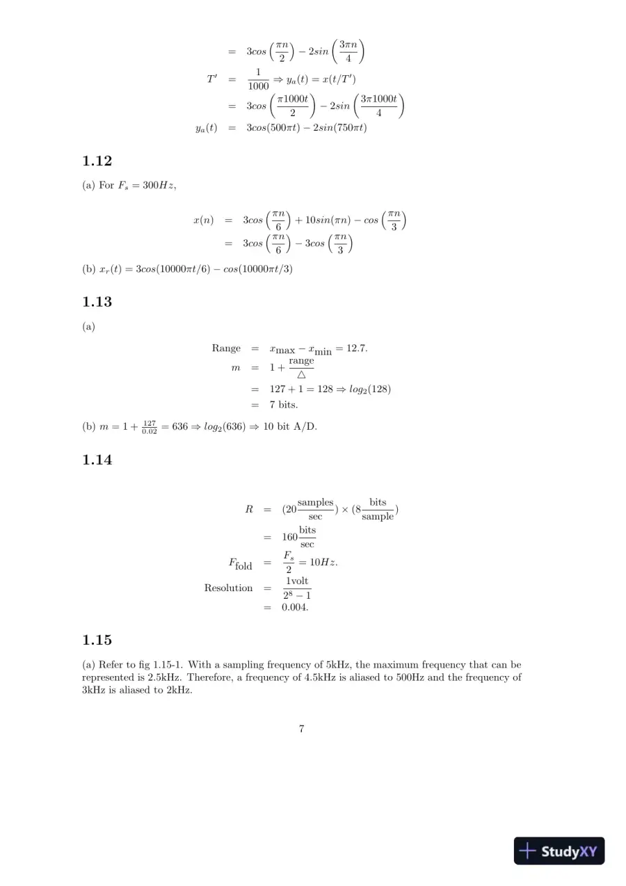 Solution Manual For Digital Signal Processing, 4th Edition, page 6