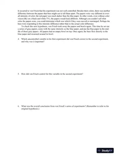 Solution Manual for Biology Science for Life, 4th Edition - Page 11 preview image