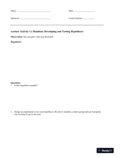 Solution Manual for Biology Science for Life, 4th Edition - Page 8 preview image