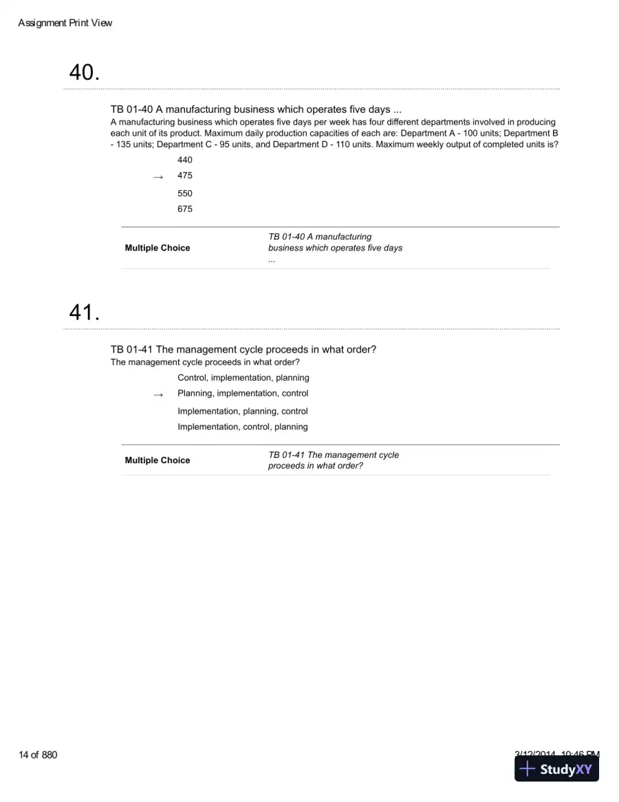 Introduction To Managerial Accounting With Connect With Smartbook, 4th Edition Test Bank, page 15