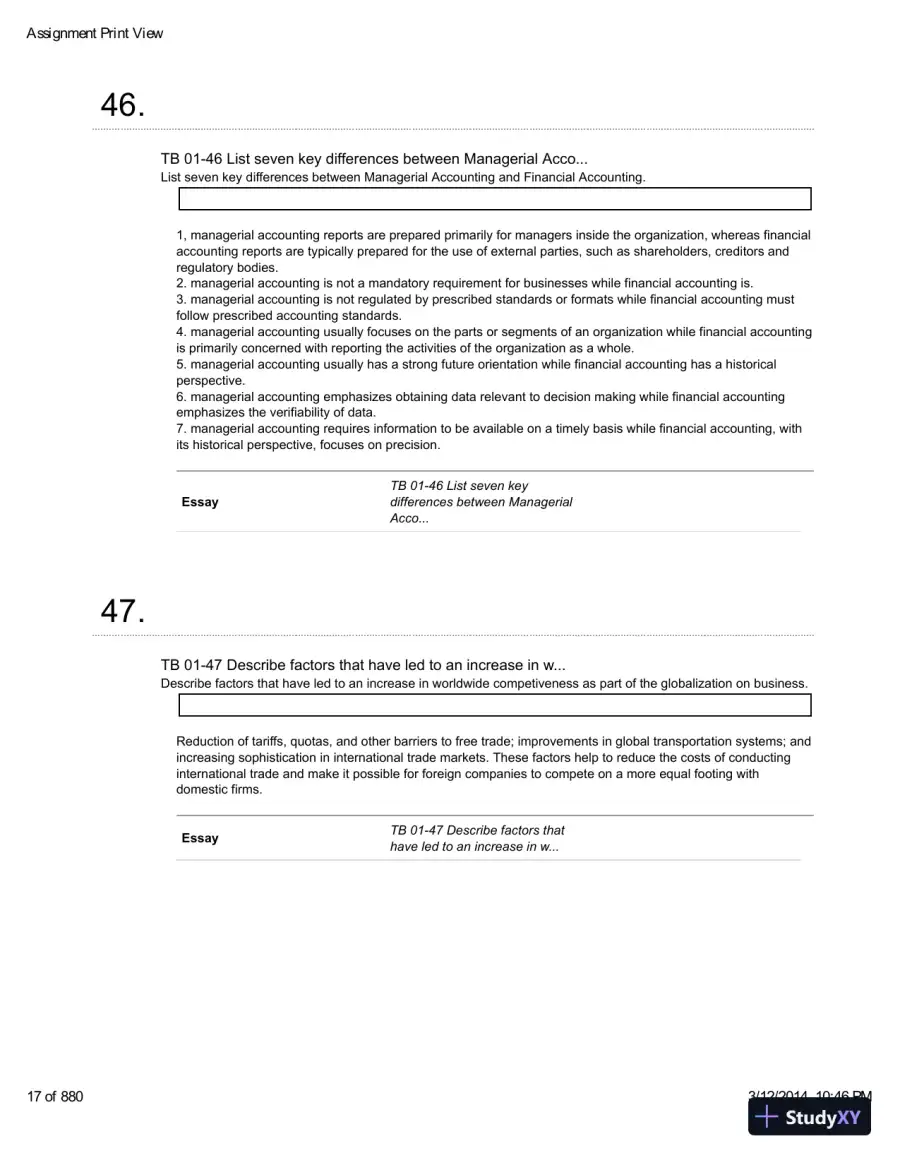 Introduction To Managerial Accounting With Connect With Smartbook, 4th Edition Test Bank, page 18