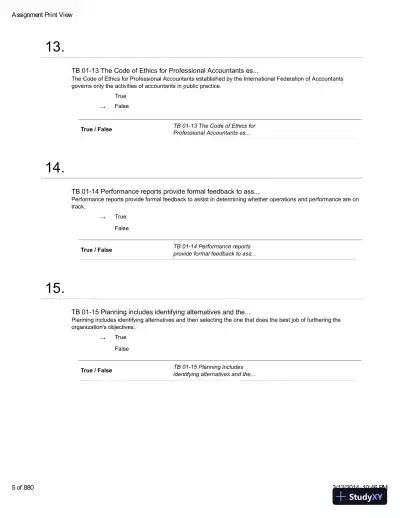 Introduction To Managerial Accounting With Connect With Smartbook, 4th Edition Test Bank - Page 6 preview image