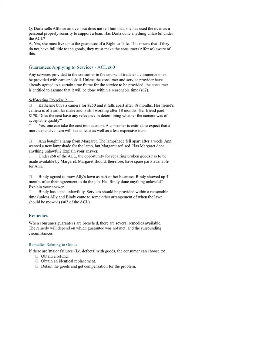 Contract and Consumer Protection Law, page 10