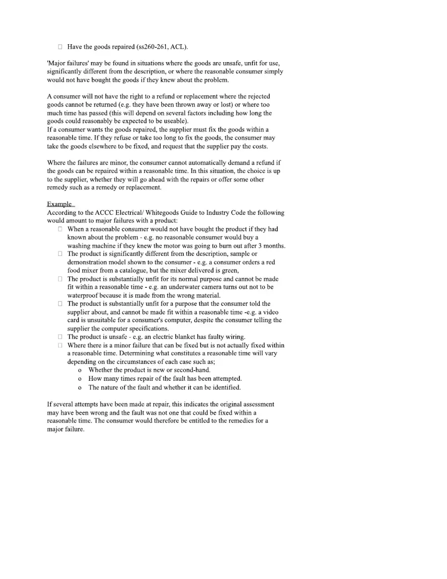 Contract and Consumer Protection Law, page 11