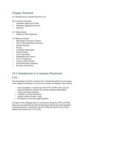 Contract and Consumer Protection Law - Page 2 preview image