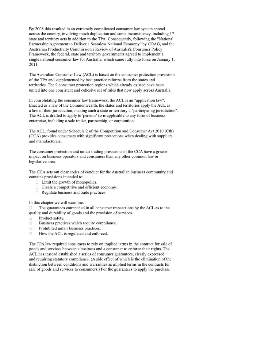 Contract and Consumer Protection Law, page 3