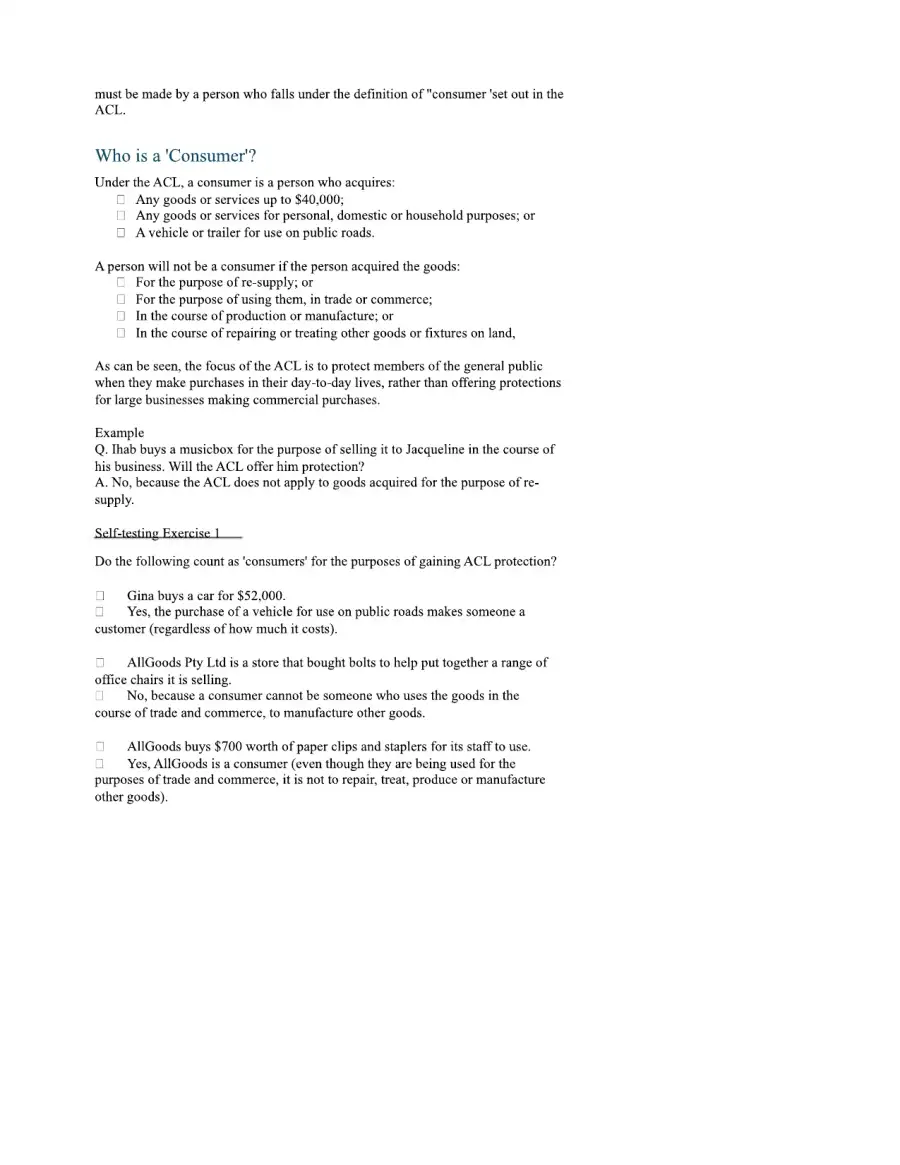 Contract and Consumer Protection Law, page 4