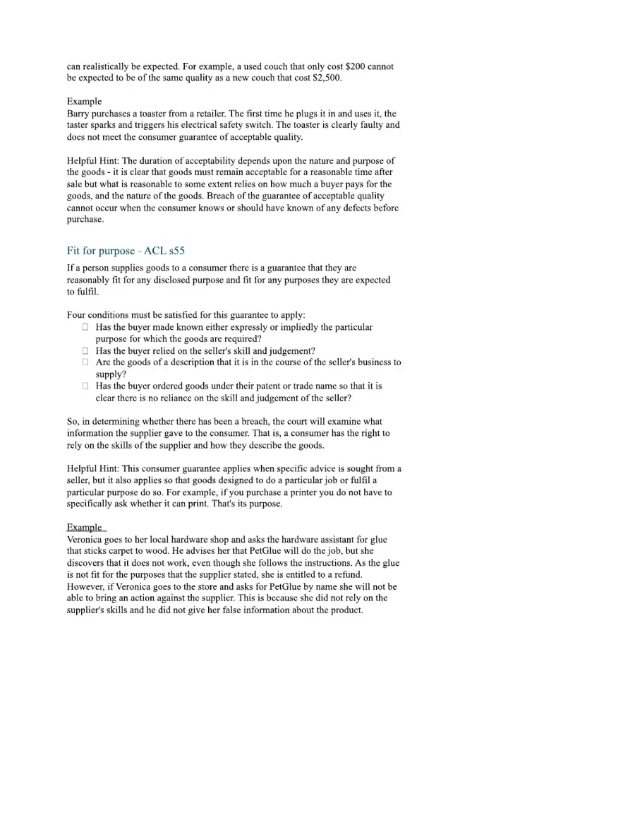 Contract and Consumer Protection Law, page 6