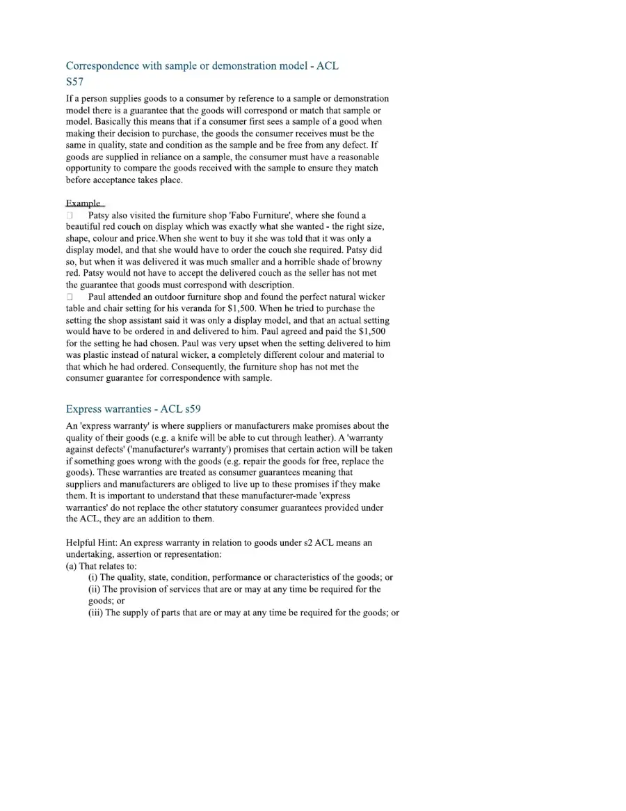 Contract and Consumer Protection Law, page 8