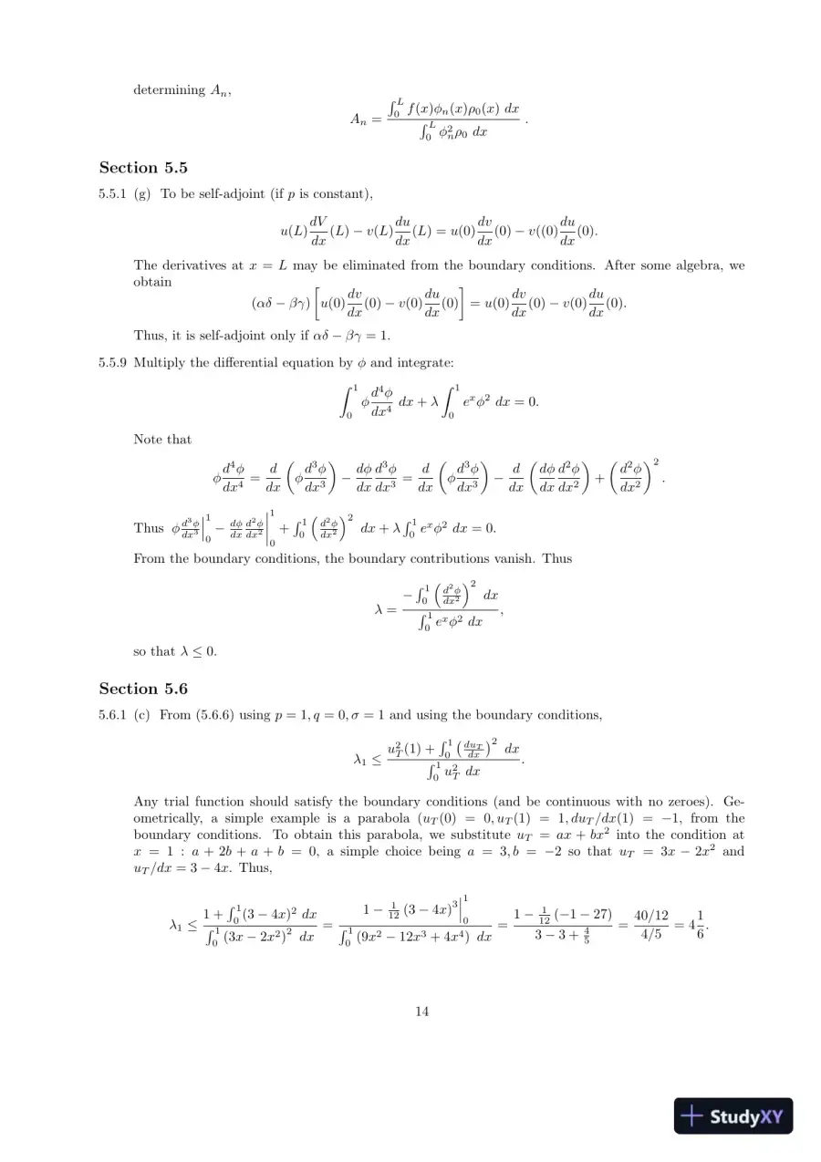 Solution Manual for Applied Partial Differential Equations with Fourier Series and Boundary Value Problems, 5th Edition, page 16