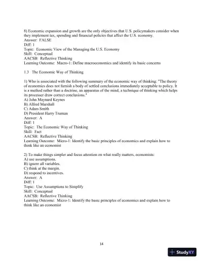 Test Bank for Microeconomics: Principles, Applications and Tools, 10th Edition - Page 16 preview image