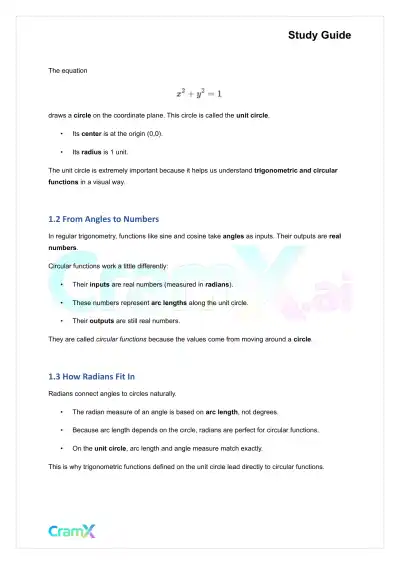 Trigonometry - Graphs of Trigonometric Functions - Page 2 preview image