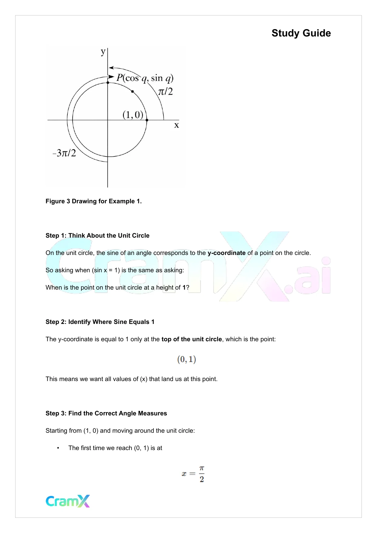 Trigonometry - Graphs of Trigonometric Functions - Page 5 preview image