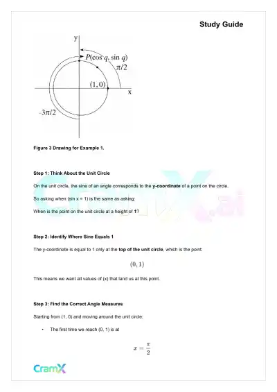 Trigonometry - Graphs of Trigonometric Functions - Page 5 preview image