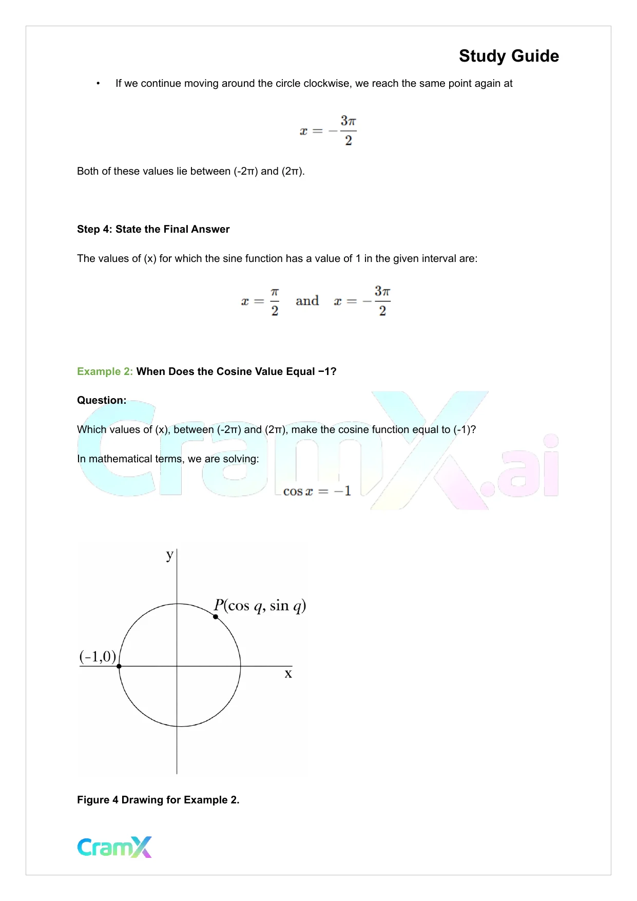Trigonometry - Graphs of Trigonometric Functions - Page 6 preview image