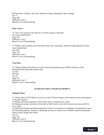 World Regional Geography: Global Patterns, Local Lives Seventh Edition Test Bank - Page 4 preview image
