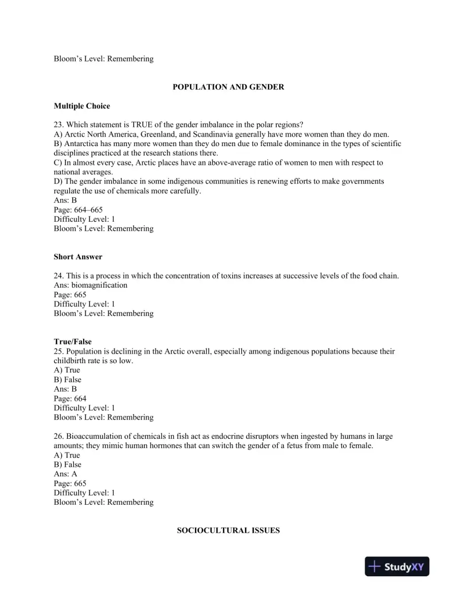 World Regional Geography: Global Patterns, Local Lives Seventh Edition Test Bank, page 7