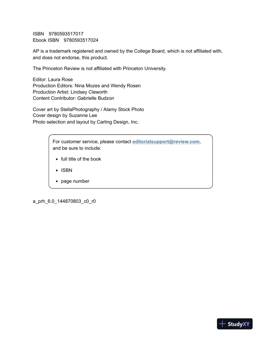 Princeton Review AP Biology Premium Prep, 26th Edition: 6 Practice Tests + Complete Content Review + Strategies and Techniques (2024) (College Test Preparation) (2024), page 5