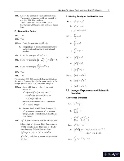 Solution Manual for College Algebra, 4th Edition - Page 11 preview image