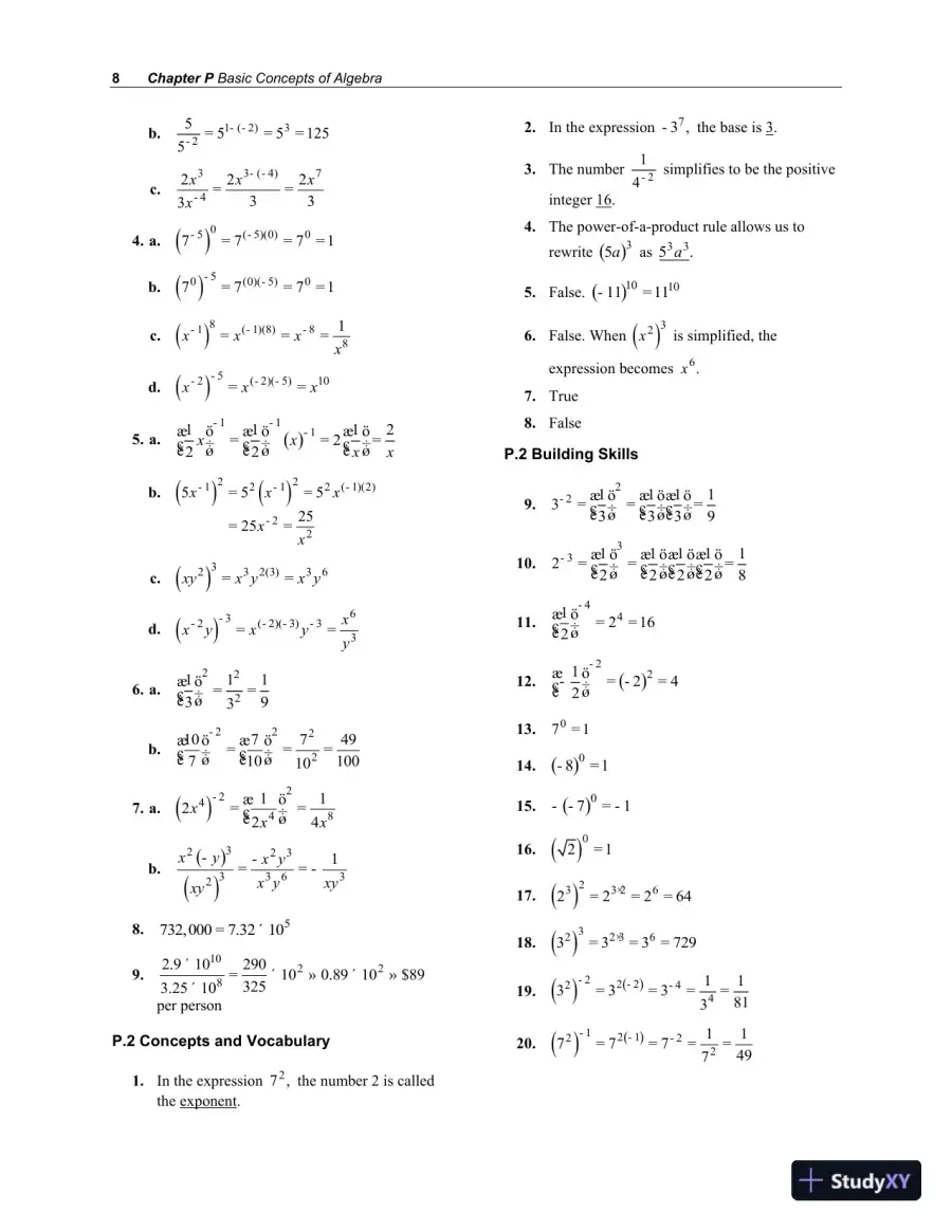 Solution Manual for College Algebra, 4th Edition, page 12