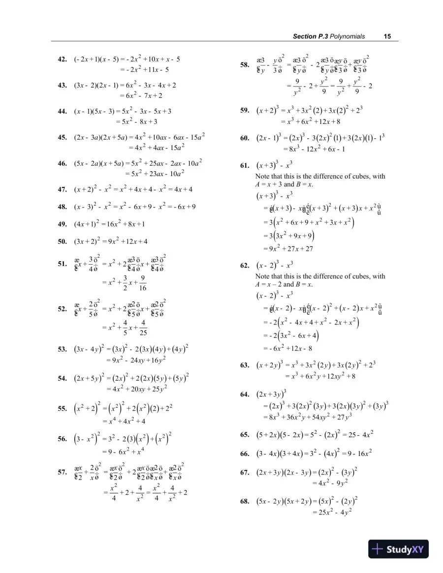 Solution Manual for College Algebra, 4th Edition, page 19