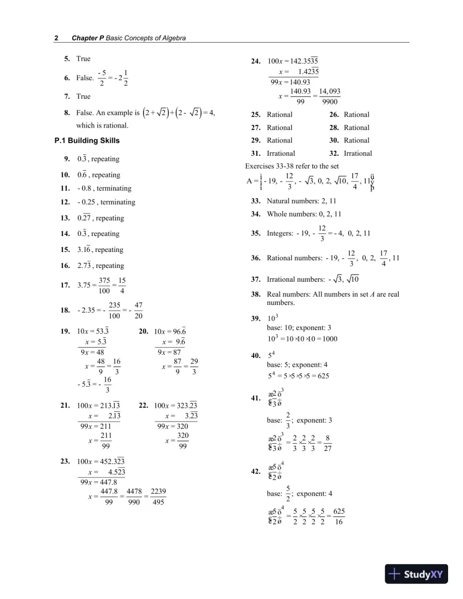 Solution Manual for College Algebra, 4th Edition, page 6