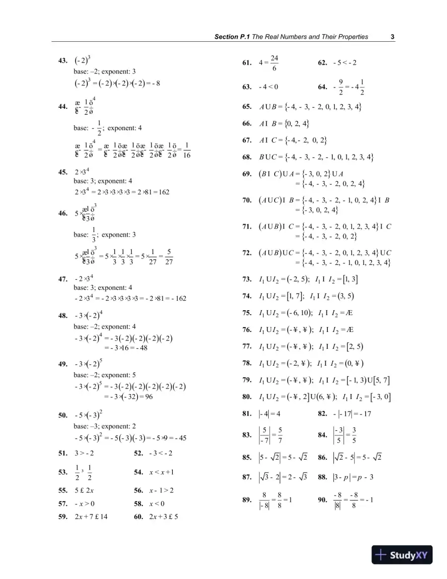 Solution Manual for College Algebra, 4th Edition, page 7