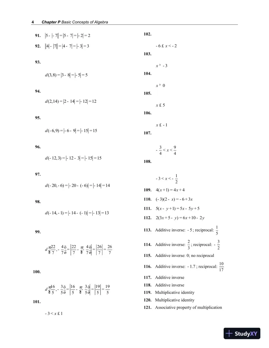 Solution Manual for College Algebra, 4th Edition, page 8