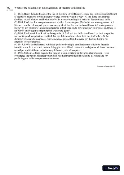 Criminal Investigation 9th Edition Test Bank - Page 15 preview image