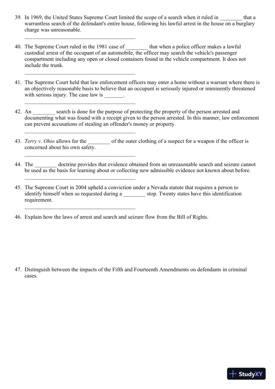 Criminal Investigation 9th Edition Test Bank, page 21