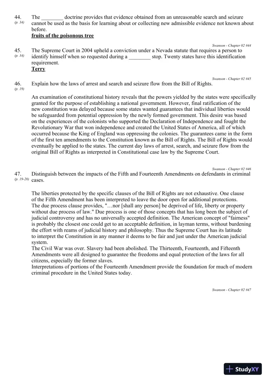 Criminal Investigation 9th Edition Test Bank, page 29
