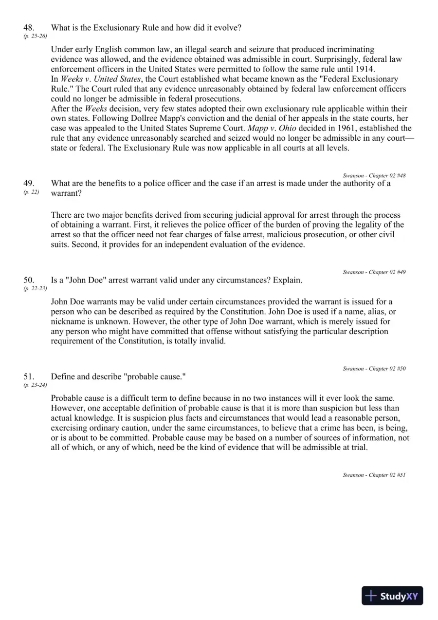 Criminal Investigation 9th Edition Test Bank, page 30