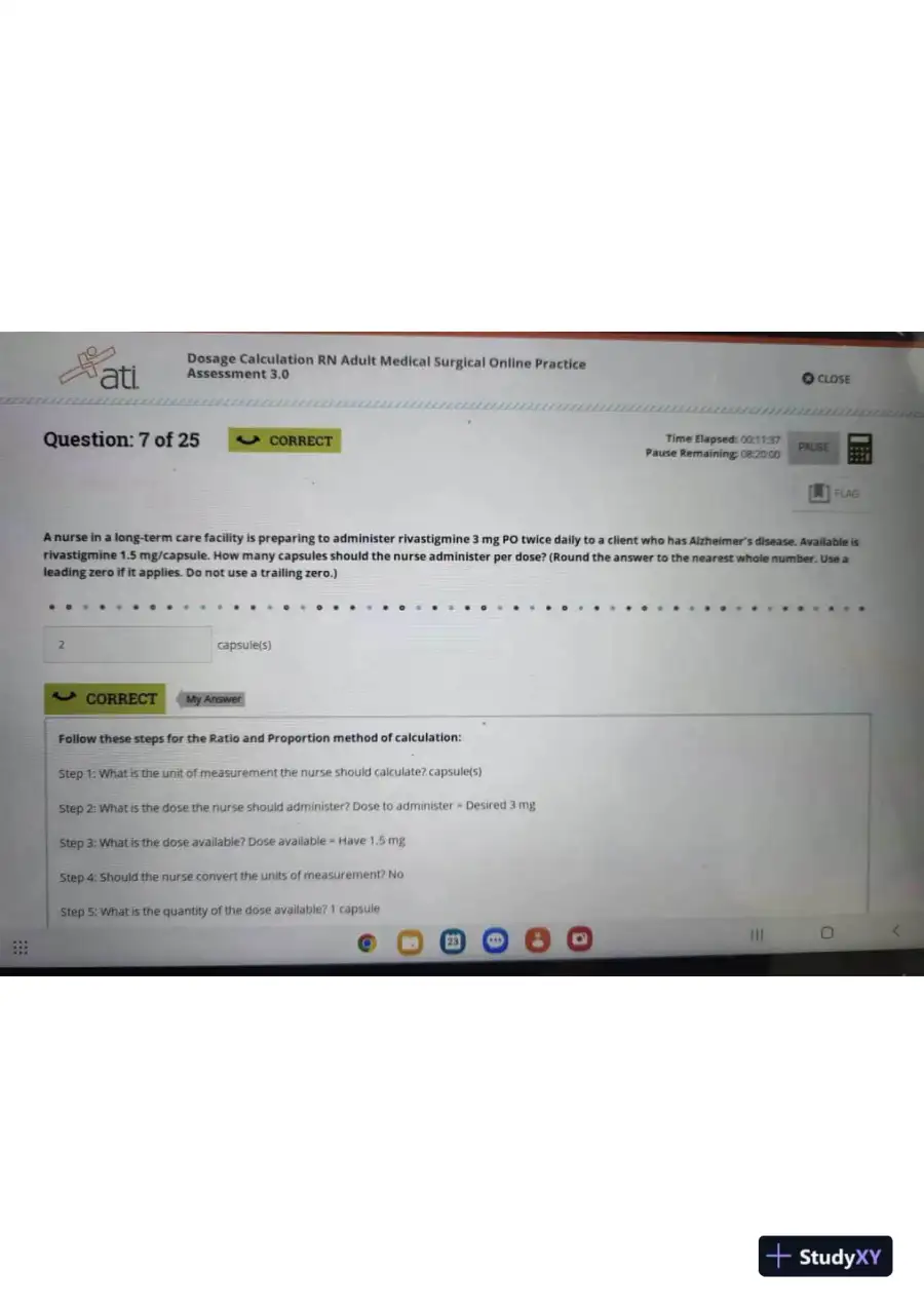 2023 ATI RN Practice Exam with Answers (25 Solved Questions), page 8