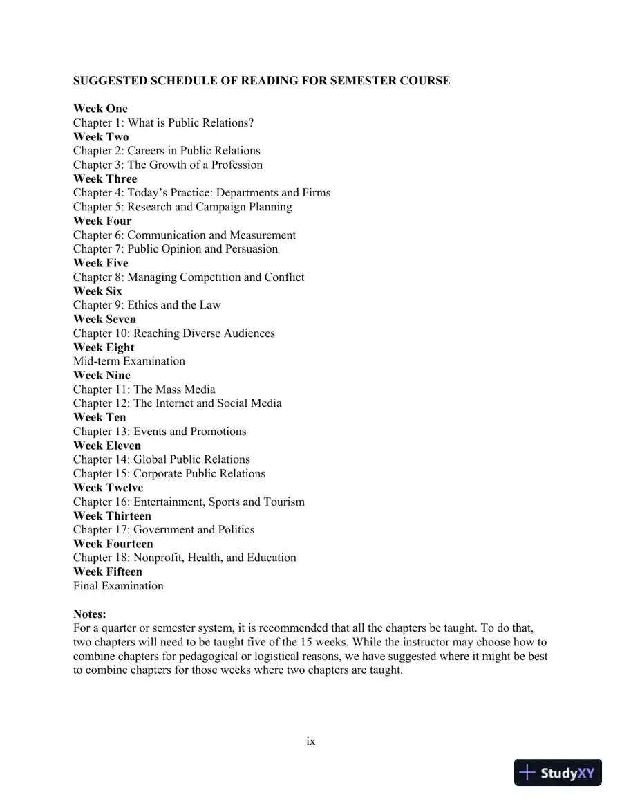 Revision Notes for THINK Public Relations, 2nd Edition, page 10
