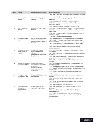 Lecture Notes for Business Communication Today, 15th Edition - Page 10 preview image