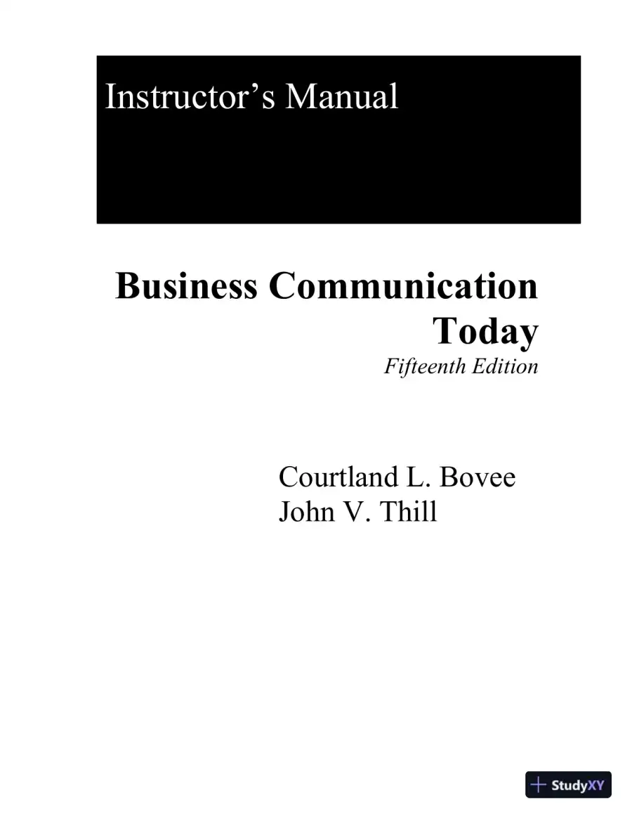 Lecture Notes for Business Communication Today, 15th Edition, page 28