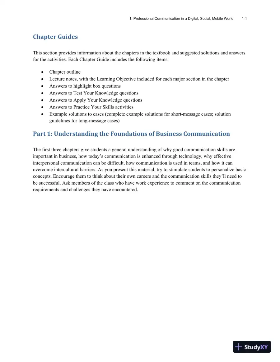Lecture Notes for Business Communication Today, 15th Edition, page 29