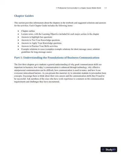 Lecture Notes for Business Communication Today, 15th Edition - Page 29 preview image