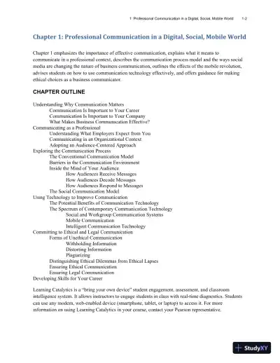 Lecture Notes for Business Communication Today, 15th Edition - Page 30 preview image