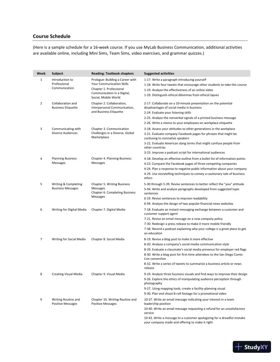 Lecture Notes for Business Communication Today, 15th Edition, page 9