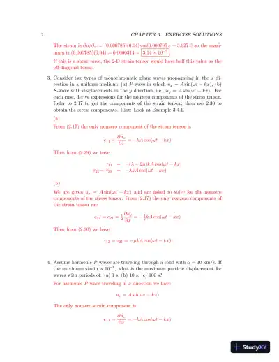 Solution Manual for Introduction to Seismology, 3rd Edition - Page 16 preview image