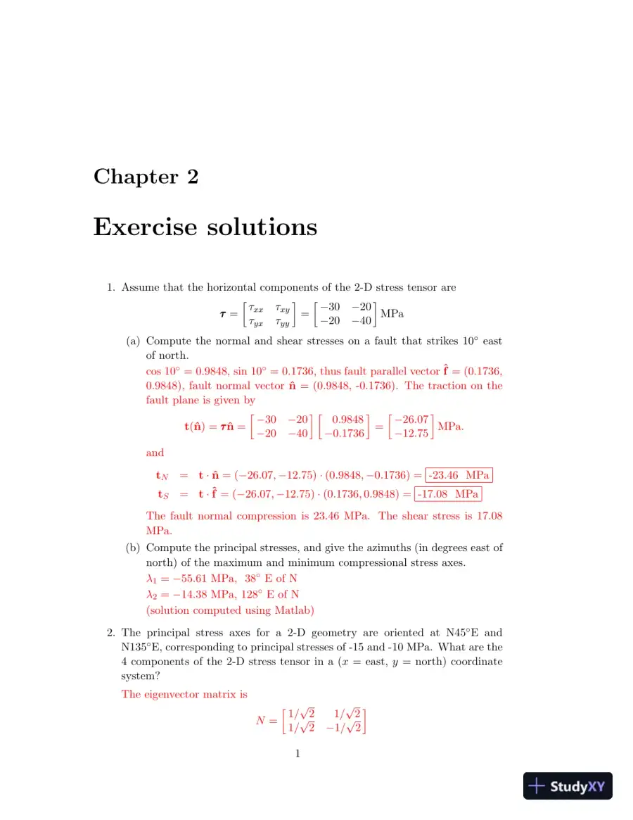Solution Manual for Introduction to Seismology, 3rd Edition, page 5