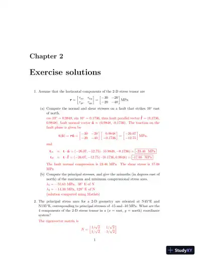 Solution Manual for Introduction to Seismology, 3rd Edition - Page 5 preview image