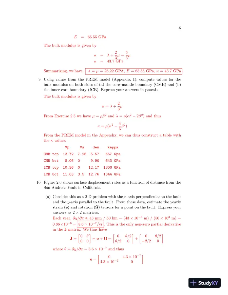 Solution Manual for Introduction to Seismology, 3rd Edition, page 9
