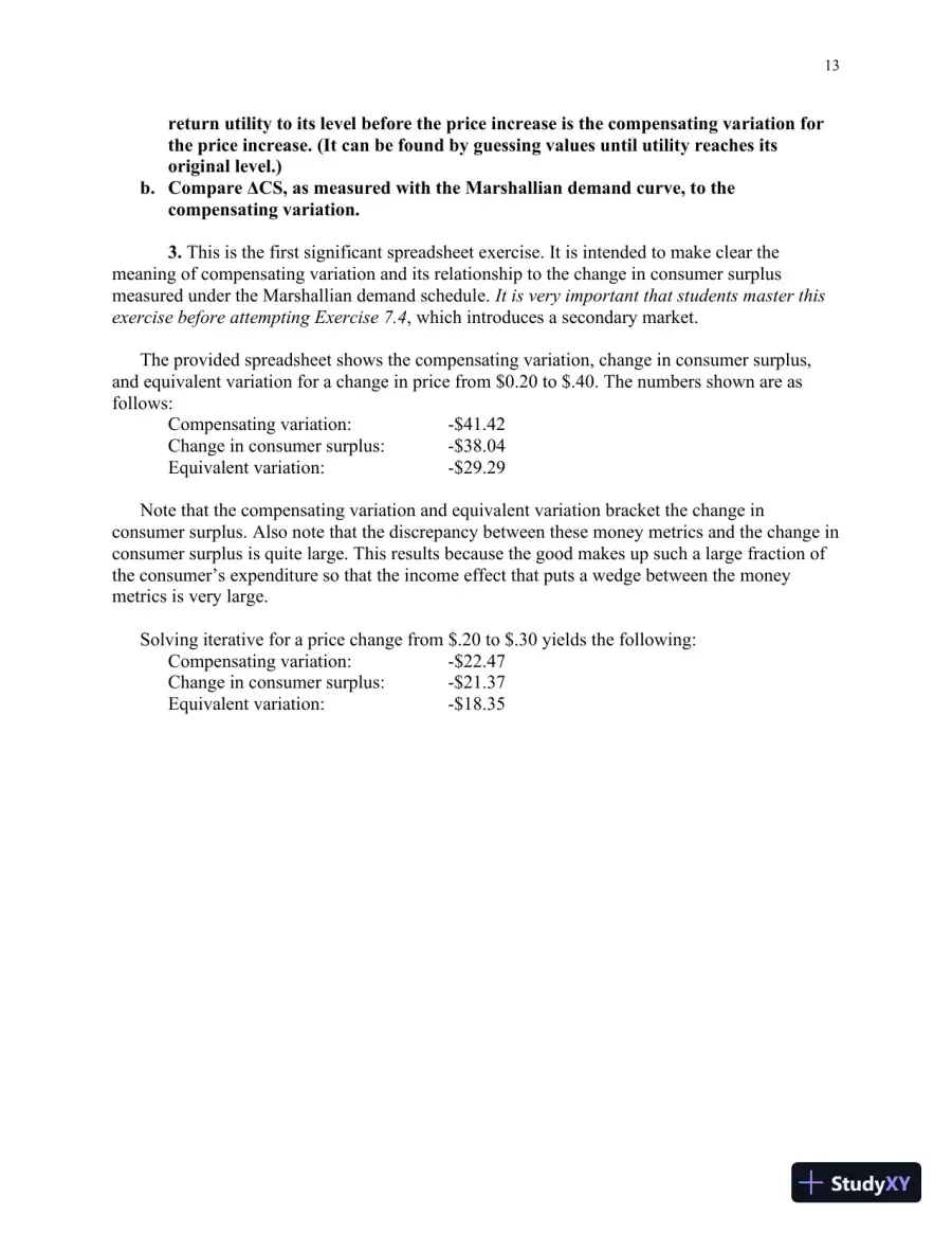 Solution Manual for Cost-Benefit Analysis: Concepts and Practice , 5th Edition, page 14